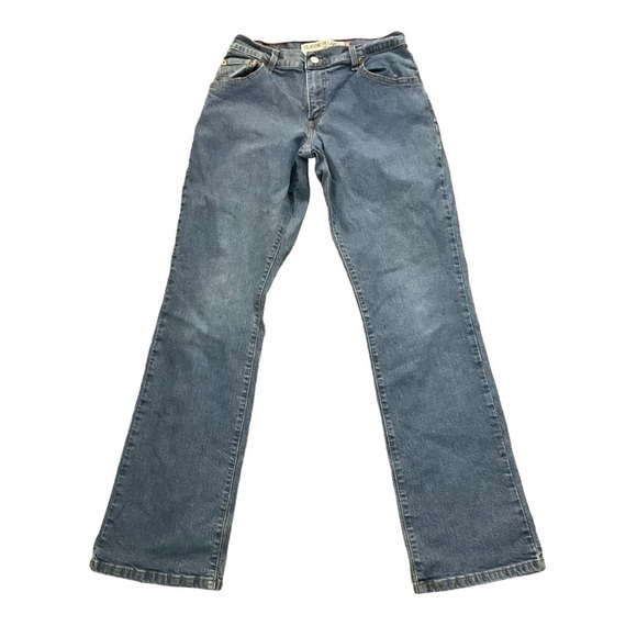 Levi’s 550 Classic Relaxed Boot Cut Blue Jeans Size 6 - Picture 1 of 6